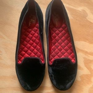 Cole Haan Black Velvet Flats